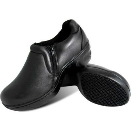 LFC, LLC Genuine Grip® Women's Slip-on Zipper Shoes, Size 7.5M, Black 460-7.5M